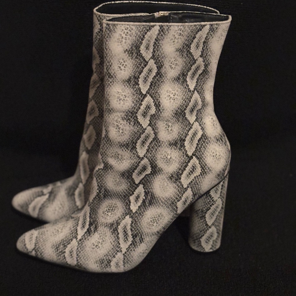Snake Skin Ankle boots